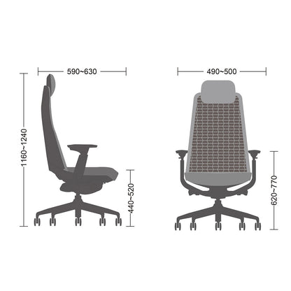 ALUMINUM - ergonomická kancelářská židle