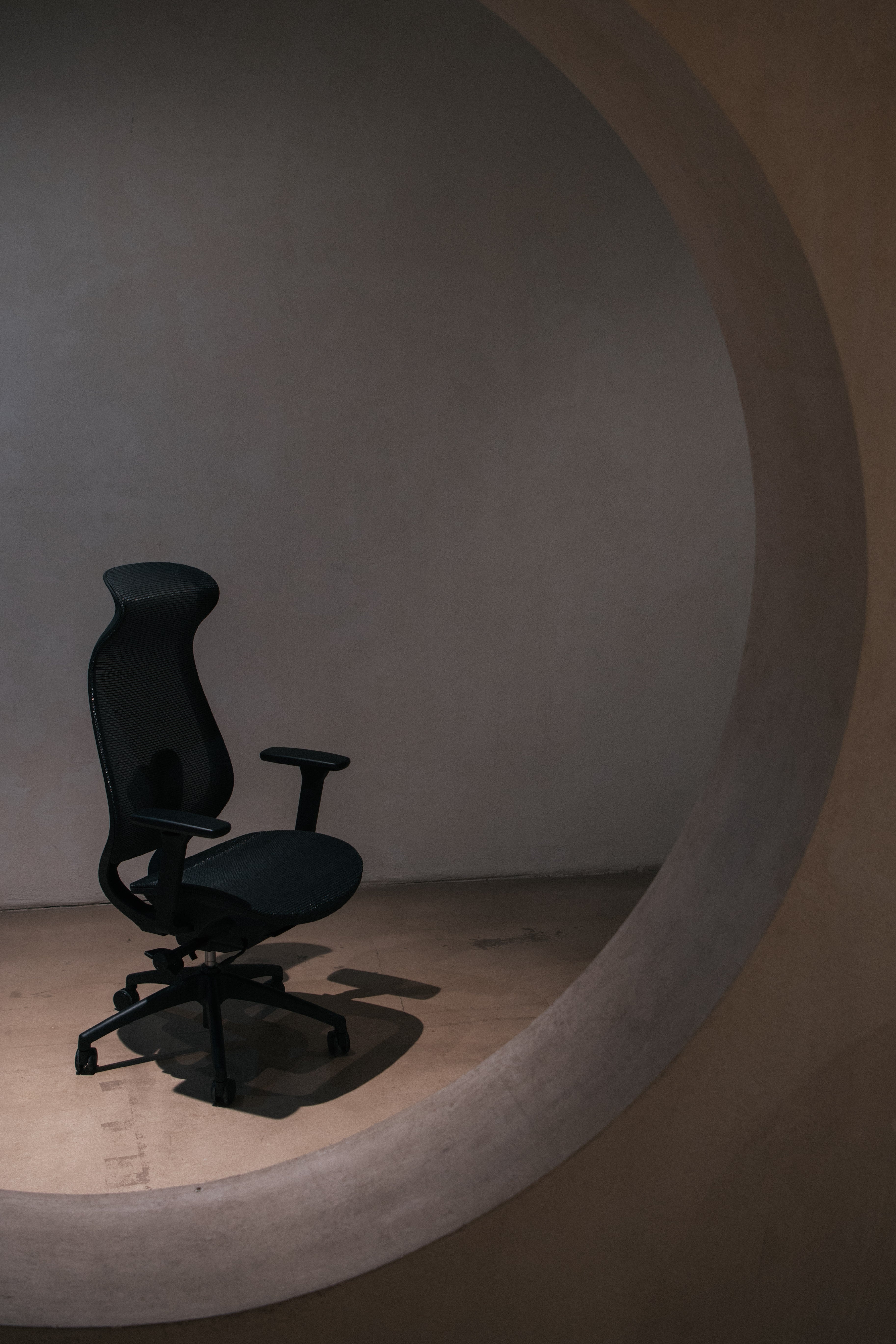 Moderní kancelářská židle COBALT – pohled shora