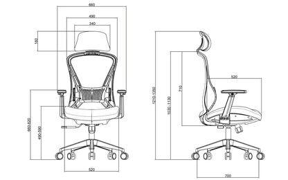 BARIUM - ergonomická kancelářská židle