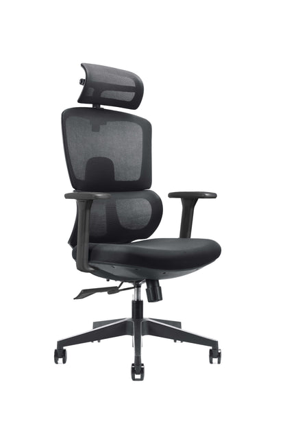 Ergonomická kancelářská židle Conturio BERK – čelní pohled
