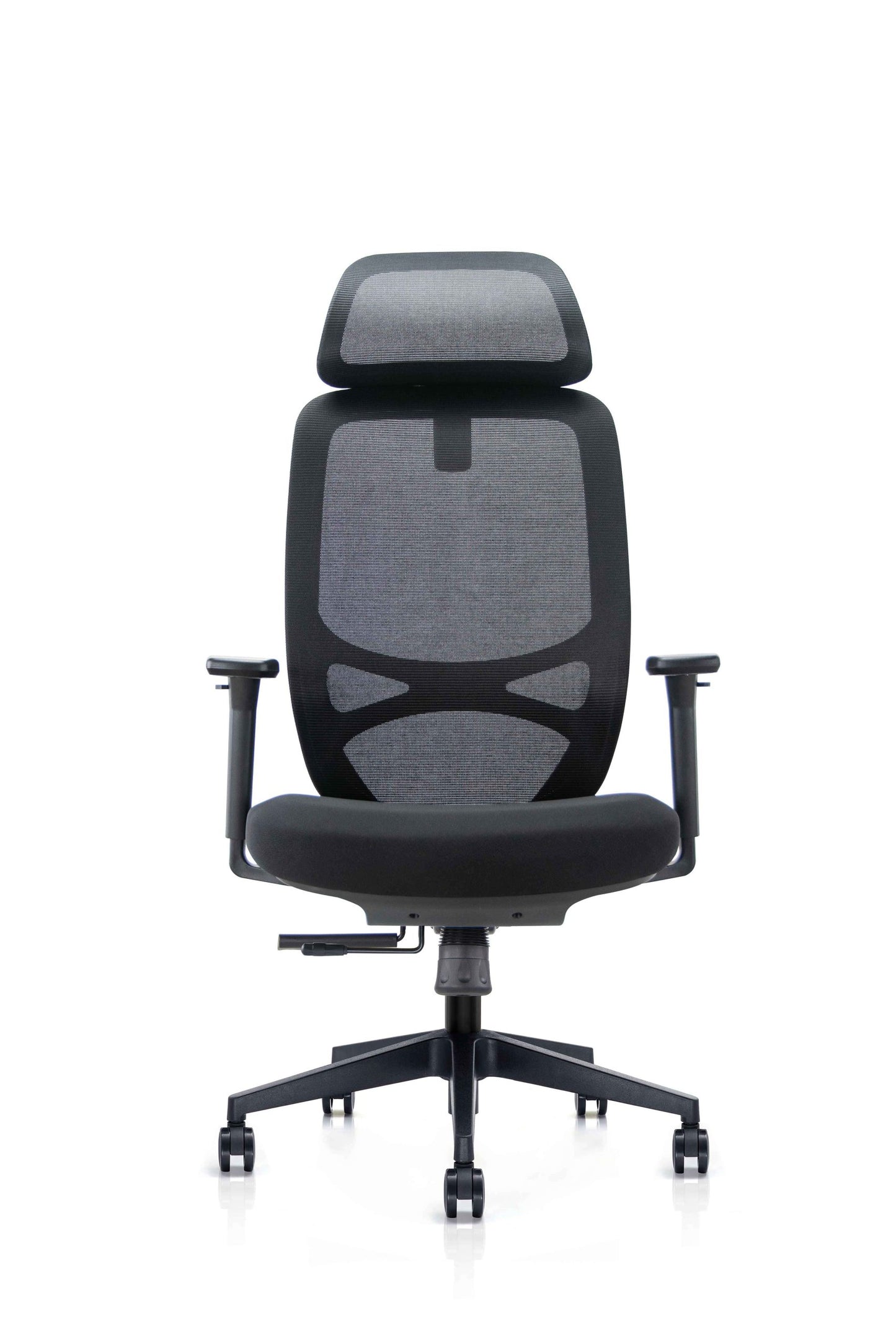 Ergonomická kancelářská židle NOBRIUM V1 – čelní pohled