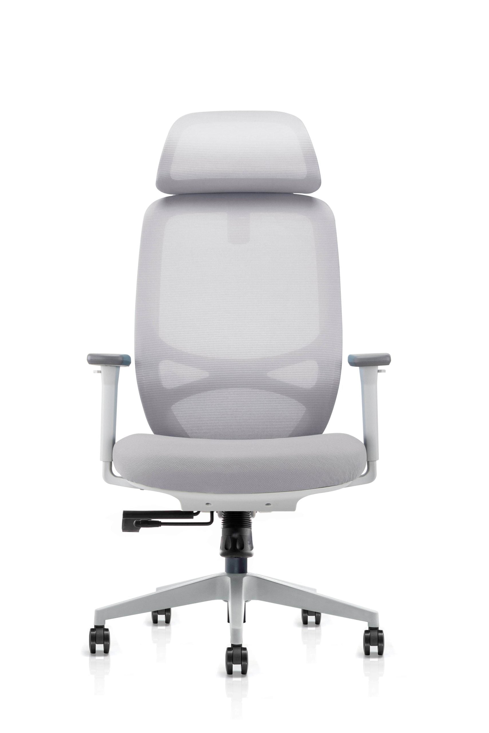 Ergonomická kancelářská židle NOBRIUM V2 – čelní pohled