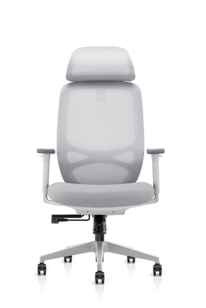 Ergonomická kancelářská židle NOBRIUM V2 – čelní pohled