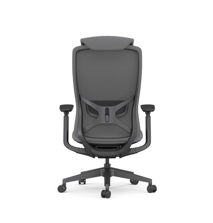 Zádová opěrka židle Conturio OCA – pohled zezadu