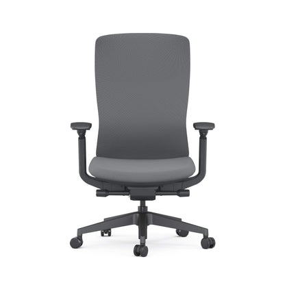 Ergonomická kancelářská židle OCA V1 WH – čelní pohled