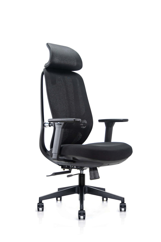 Ergonomická kancelářská židle Conturio NOBRIUM V1 – čelní pohled