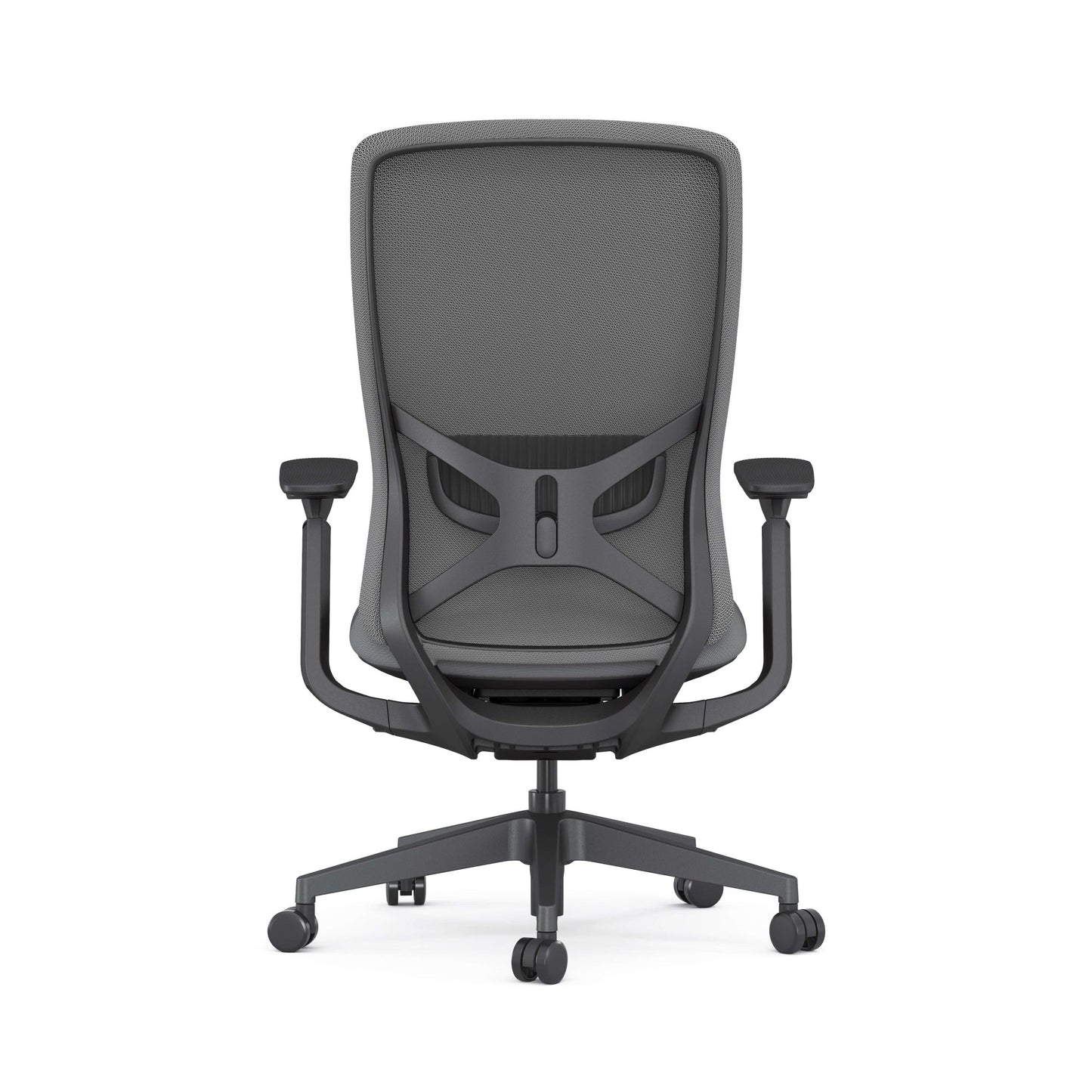 Detail síťované opěrky židle OCA V1 WH – ergonomická konstrukce
