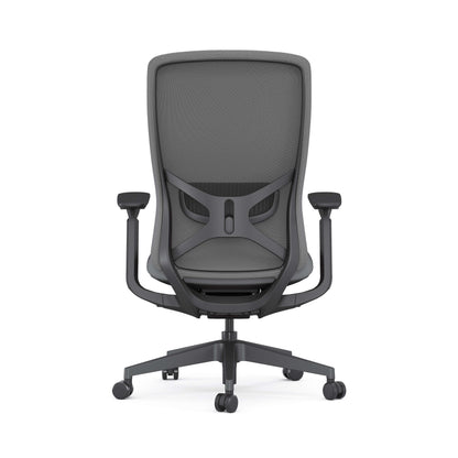 Detail síťované opěrky židle OCA V1 WH – ergonomická konstrukce
