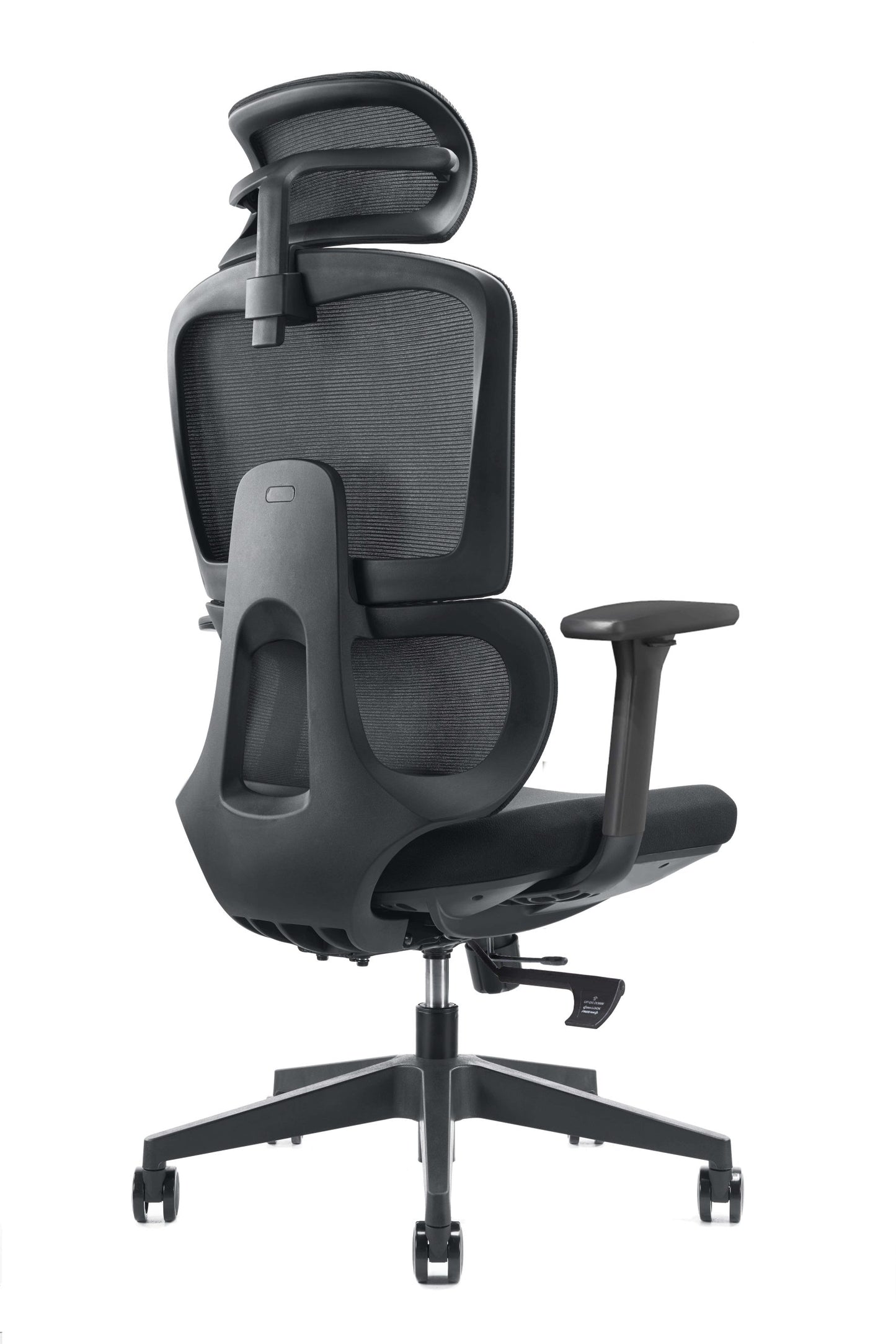 Zádová opěrka židle BERK – pohled zezadu