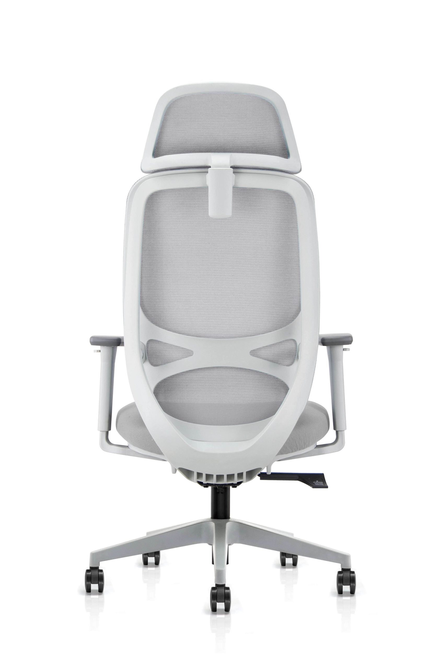 Zádová opěrka židle NOBRIUM V2 – pohled zezadu
